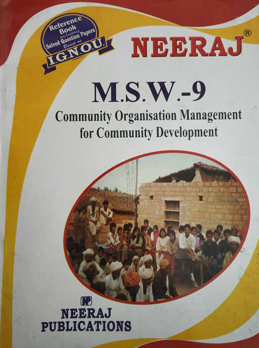 Neeraj MSW - 09 Community Organisation Management For Community Development